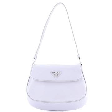 Cleo Flap Shoulder Bag Spazzolato Leather Small