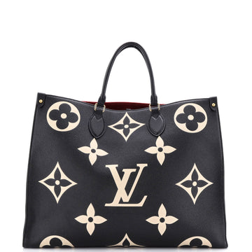 OnTheGo Tote Bicolor Monogram Empreinte Giant GM