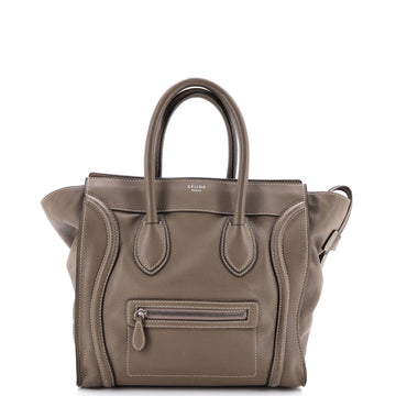 Luggage Bag Grainy Leather Mini