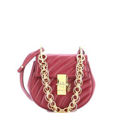 Drew Bijou Crossbody Bag Quilted Leather Small