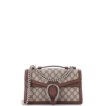 Dionysus Top Handle Chain Bag GG Coated Canvas Small