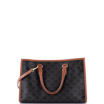 Horizontal Cabas Tote Triomphe Coated Canvas Mini