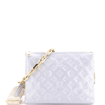 Coussin Bag Monogram Embossed Lambskin PM