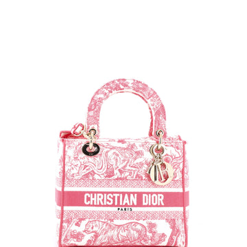 Toile de Jouy Lady D-Lite Bag Embroidered Canvas