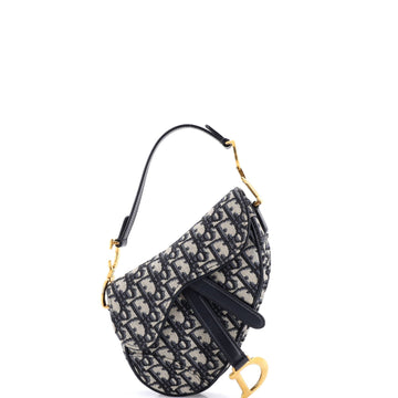 Saddle Handbag Oblique Canvas Mini