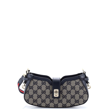 Moon Side Shoulder Bag GG Canvas Mini