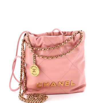 22 Chain Hobo Quilted Calfskin Mini