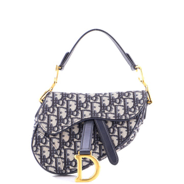 Saddle Handbag Oblique Canvas Mini