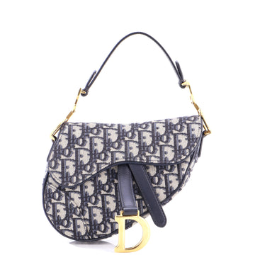 Saddle Handbag Oblique Canvas Mini
