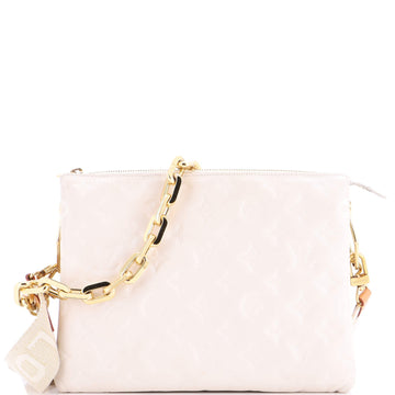 Coussin Bag Monogram Embossed Lambskin PM