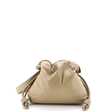 Flamenco Knot Clutch Leather Medium