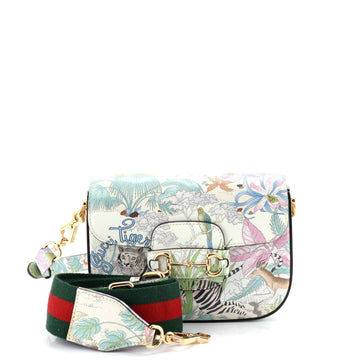 Horsebit 1955 Shoulder Bag Printed Leather Mini