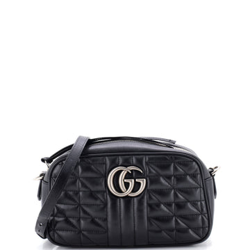 GG Marmont Shoulder Bag Mixed Matelasse Leather Small