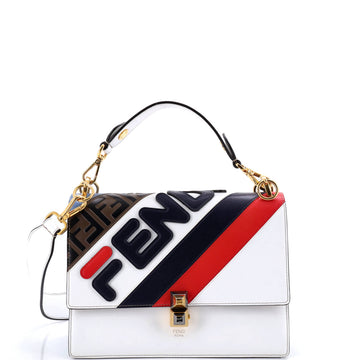 Mania Logo Kan I Bag Inlaid Leather Medium