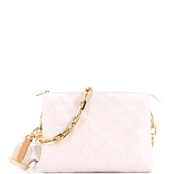 Coussin Bag Monogram Embossed Lambskin PM