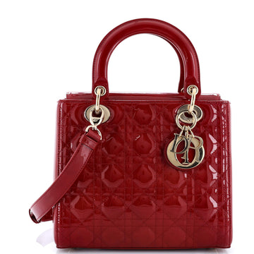Lady Dior NM Bag Cannage Quilt Patent Medium
