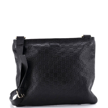 Convertible Zip Messenger Guccissima Leather Large