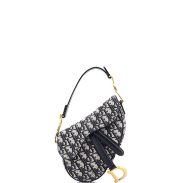 Saddle Handbag Oblique Canvas Mini