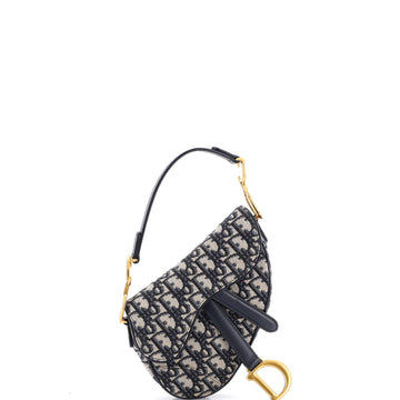 Saddle Handbag Oblique Canvas Mini