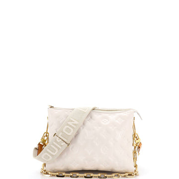 Coussin Bag Monogram Embossed Lambskin PM