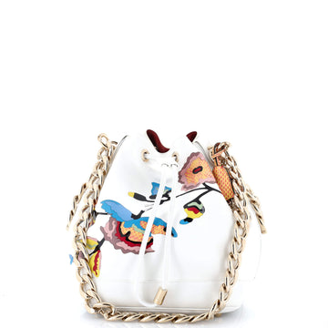 Paradise Bubble Bag Leather with Snakeskin