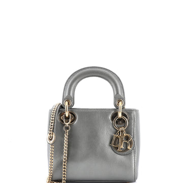 Lady Dior Bag Lizard Mini