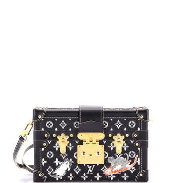 Petite Malle Handbag Limited Edition Grace Coddington Catogram Canvas