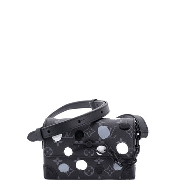 Steamer Wearable Wallet Yayoi Kusama Painted Dots Monogram Eclipse Canvas