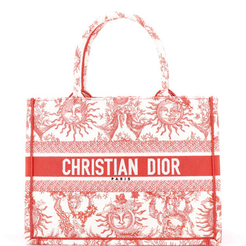 Book Tote Embroidered Canvas Medium
