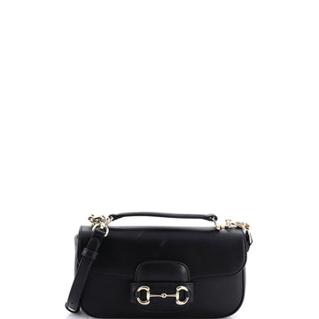 Horsebit 1955 Flap Shoulder Bag Leather East West