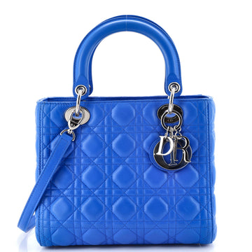 Lady Dior Bag Cannage Quilt Lambskin Medium