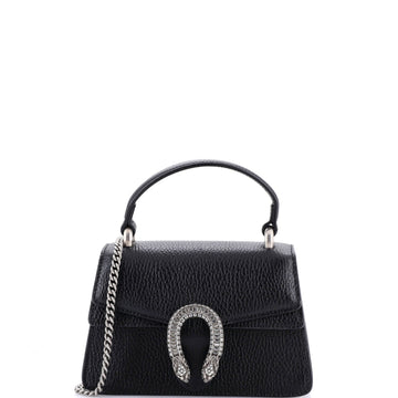 Dionysus Top Handle Bag Leather with Crystals Mini