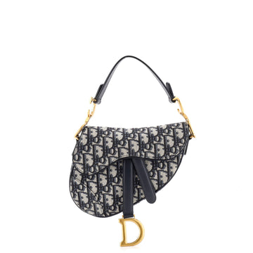 Saddle Handbag Oblique Canvas Mini