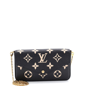 Felicie Pochette Bicolor Monogram Empreinte Giant