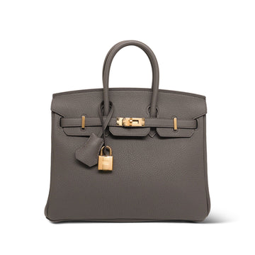 Birkin 25 Etain Togo  U Stamp