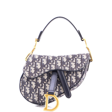 Saddle Handbag Oblique Canvas Mini