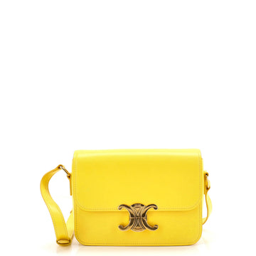Triomphe Shoulder Bag Smooth Calfskin Teen