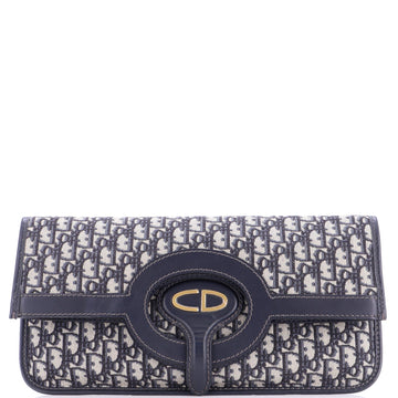 Fold Over Clutch Oblique Canvas