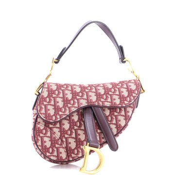 Saddle Handbag Oblique Canvas Mini