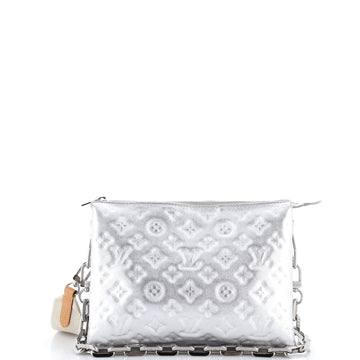 Coussin Bag Monogram Embossed Lambskin PM
