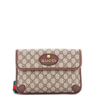 Neo Vintage Flap Belt Bag GG Coated Canvas