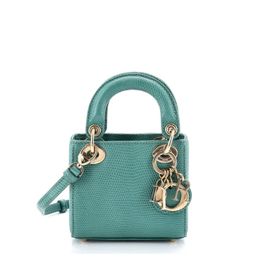 Lady Dior Bag Lizard Micro