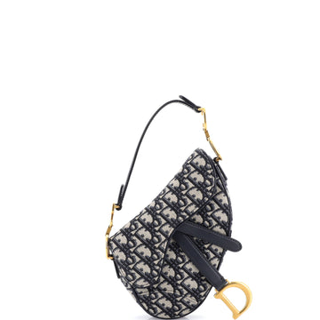 Saddle Handbag Oblique Canvas Mini