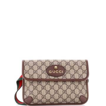 Neo Vintage Flap Belt Bag GG Coated Canvas