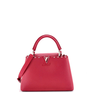 Capucines Bag Leather with Embellished Detail BB