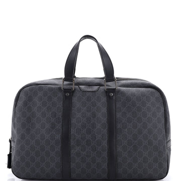 Zip Weekender Tote GG Coated Canvas Large