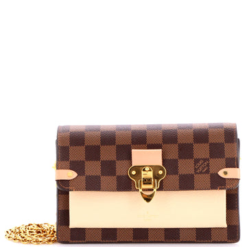 Vavin Chain Wallet NM Damier with Leather