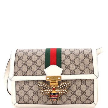 Queen Margaret Shoulder Bag GG Coated Canvas Medium