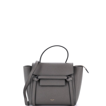 Belt Bag Textured Leather Nano