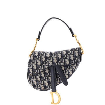 Saddle Handbag Oblique Canvas Mini